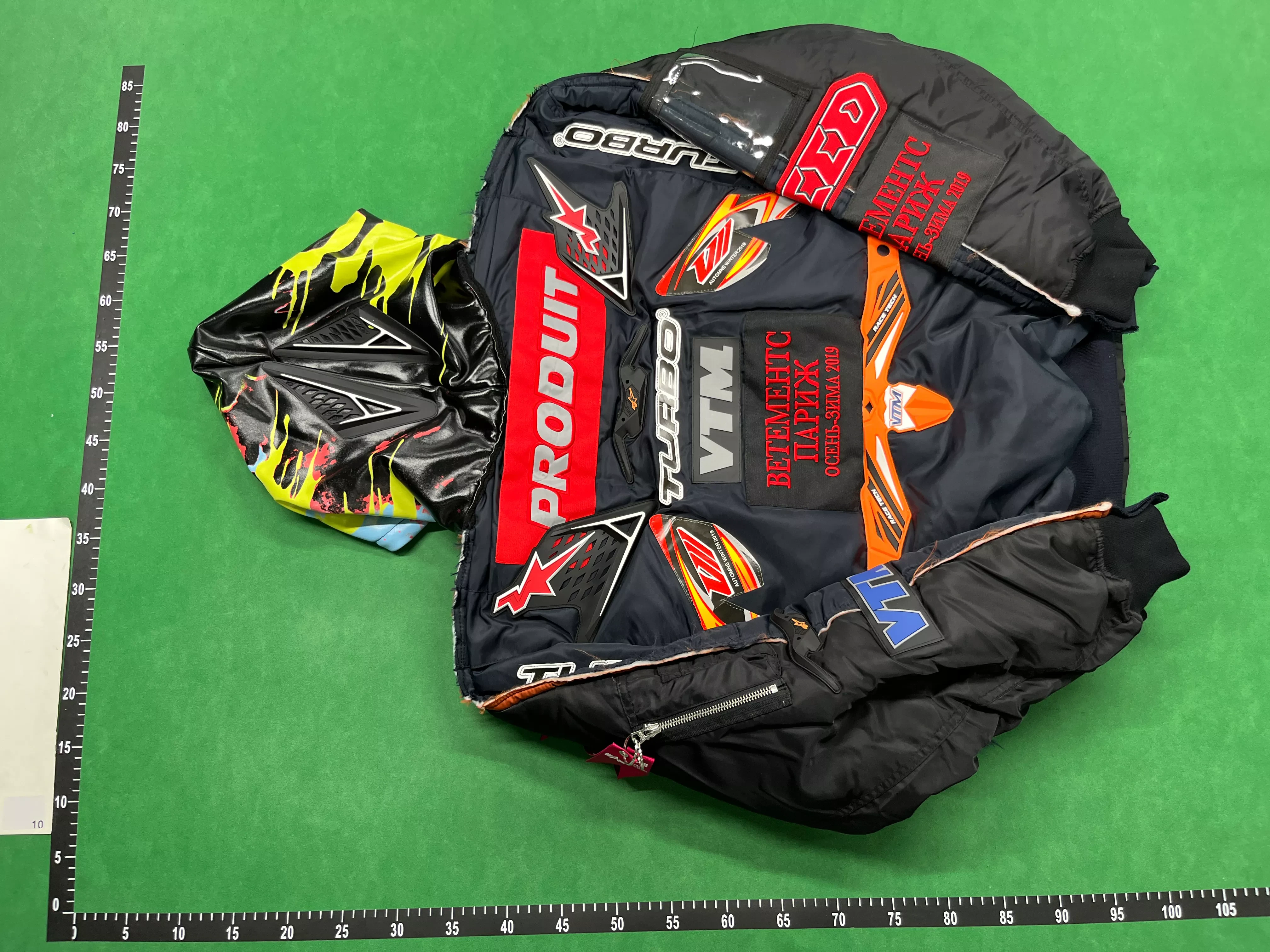 QC Photo - VETMENTS X ALPHA BIKER JACKET AW19