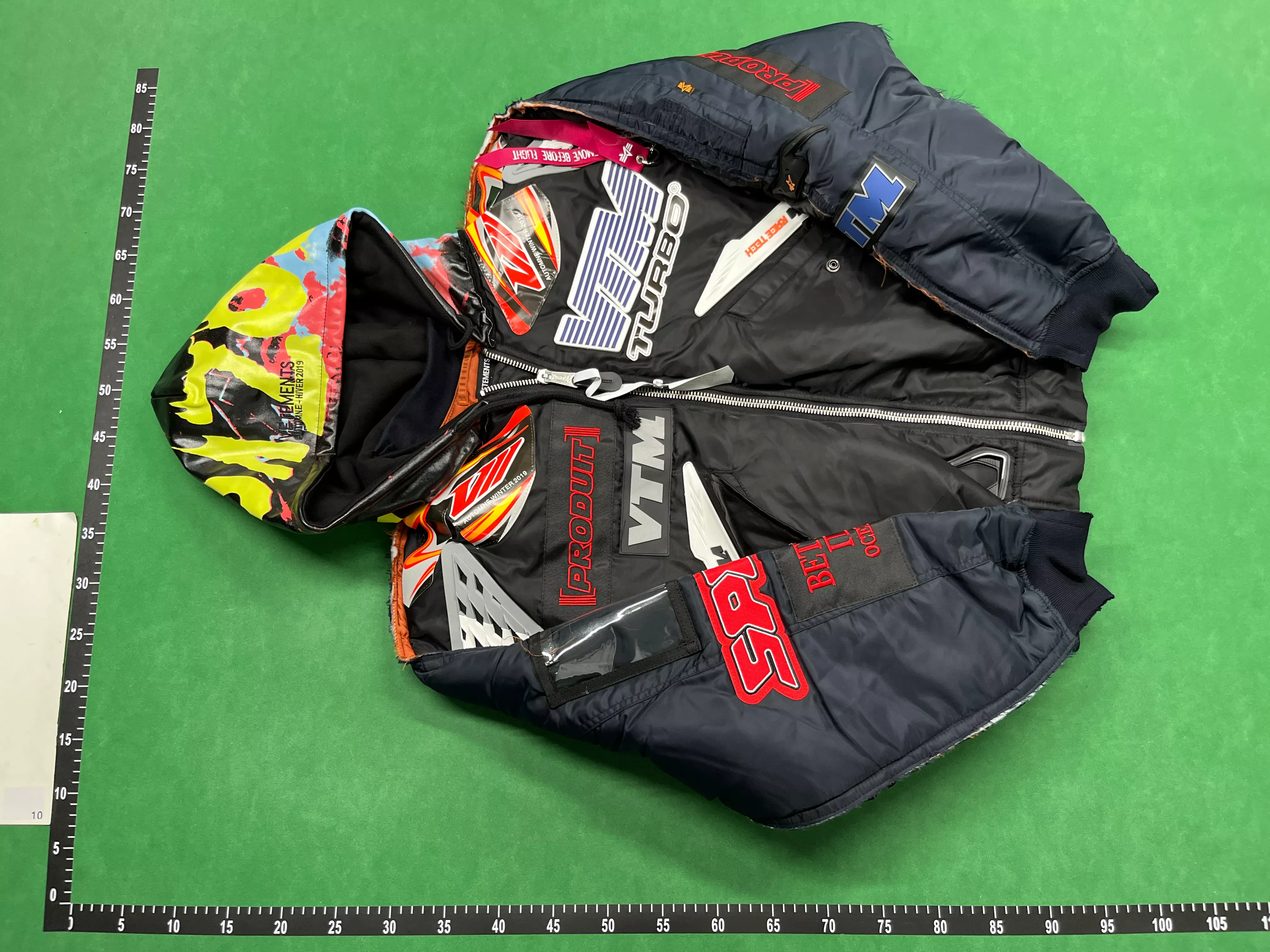 QC Photo - VETMENTS X ALPHA BIKER JACKET AW19
