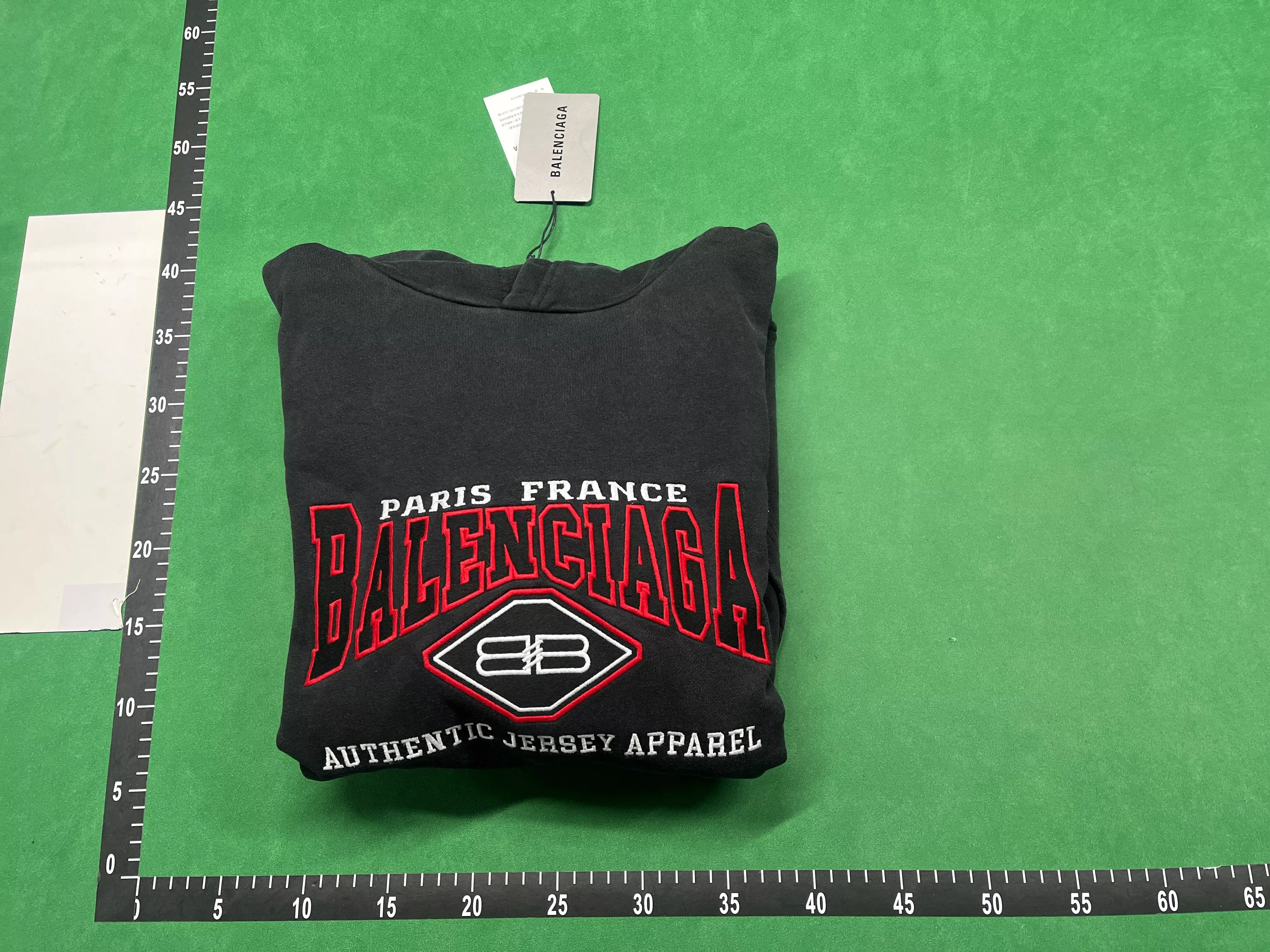QC Photo - Balenciaga Authentic Jersey Apparel Hoodie